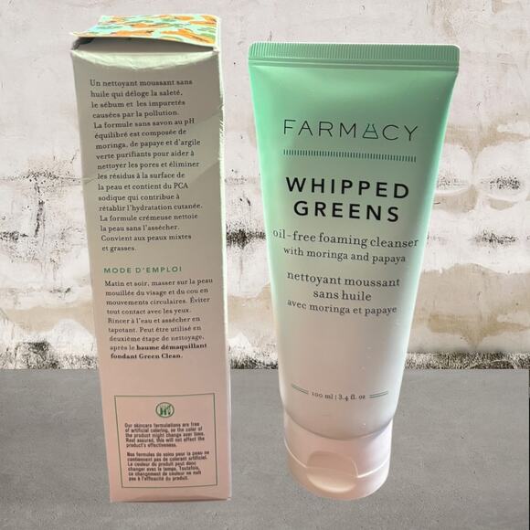 Farmacy Whipped Greens Foaming Cleanser New In Box - Picture 5 of 5
